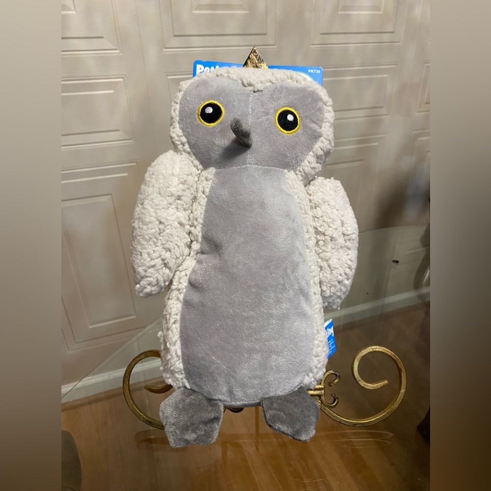 Brand New Petking Owl Dog Toy With Squeaker 12”